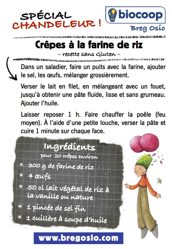 Crêpes à la farine de riz Crêpes à la farine de riz
