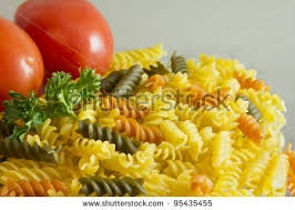 Salade froide de spirale tricolore Salade froide de spirale tricolore
